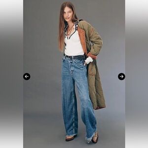 Free People We The Free Old West Slouchy Jeans size 26